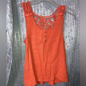 ADAM LEVINE Coral top